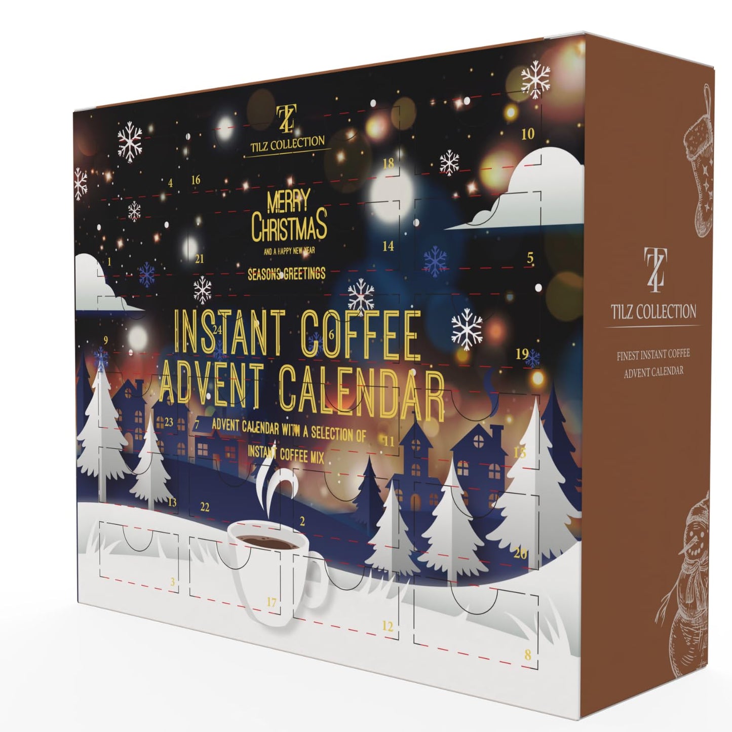 Calendario de café – 24 Premium Gourmet Instant Café