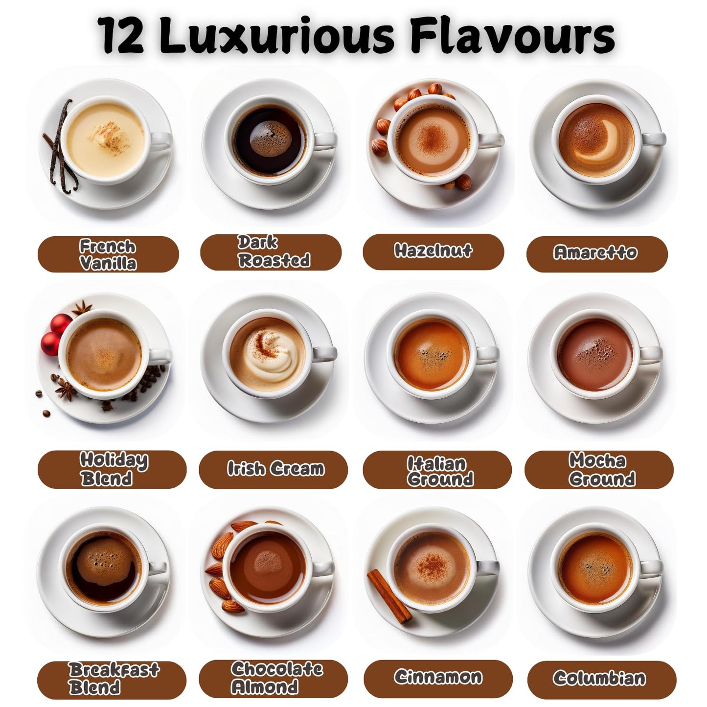 Calendario de Café et de café molido