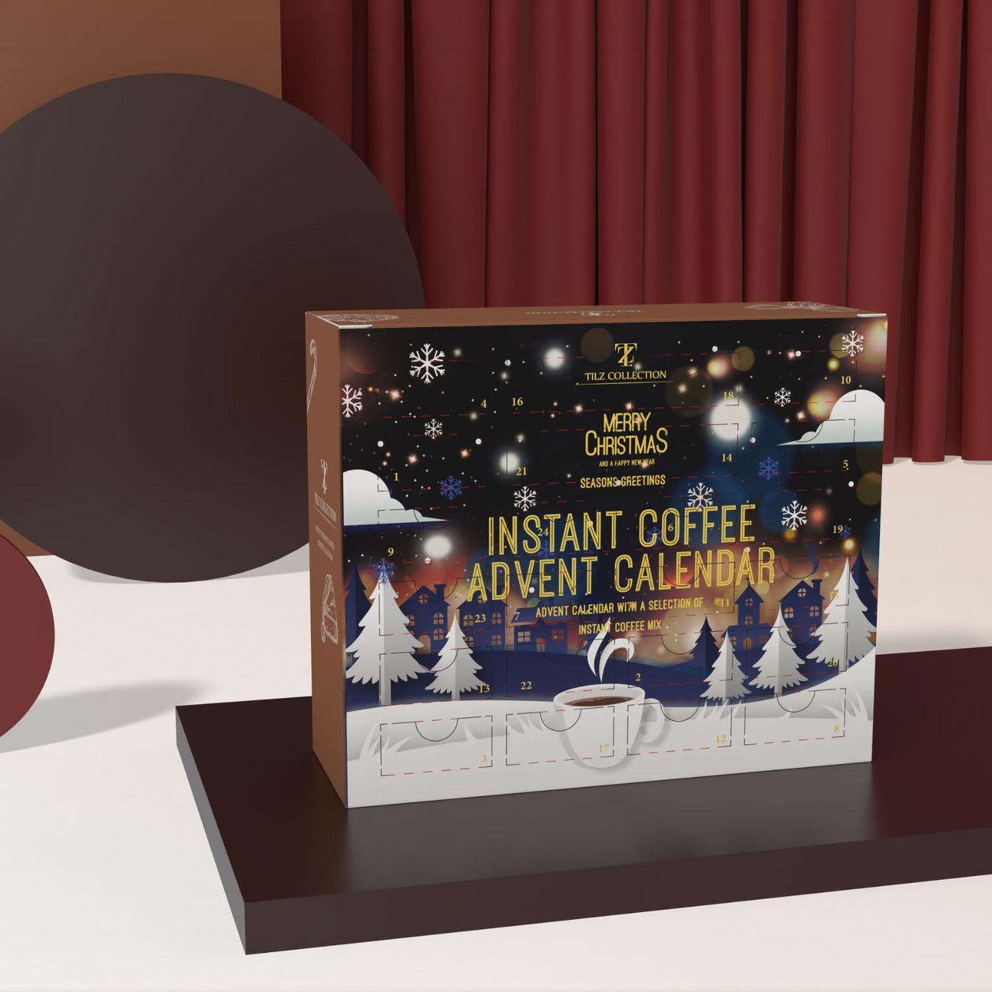 Calendario de café – 24 Premium Gourmet Instant Café