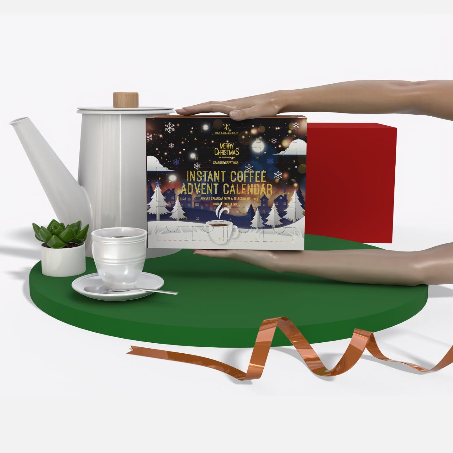 Calendario de café – 24 Premium Gourmet Instant Café