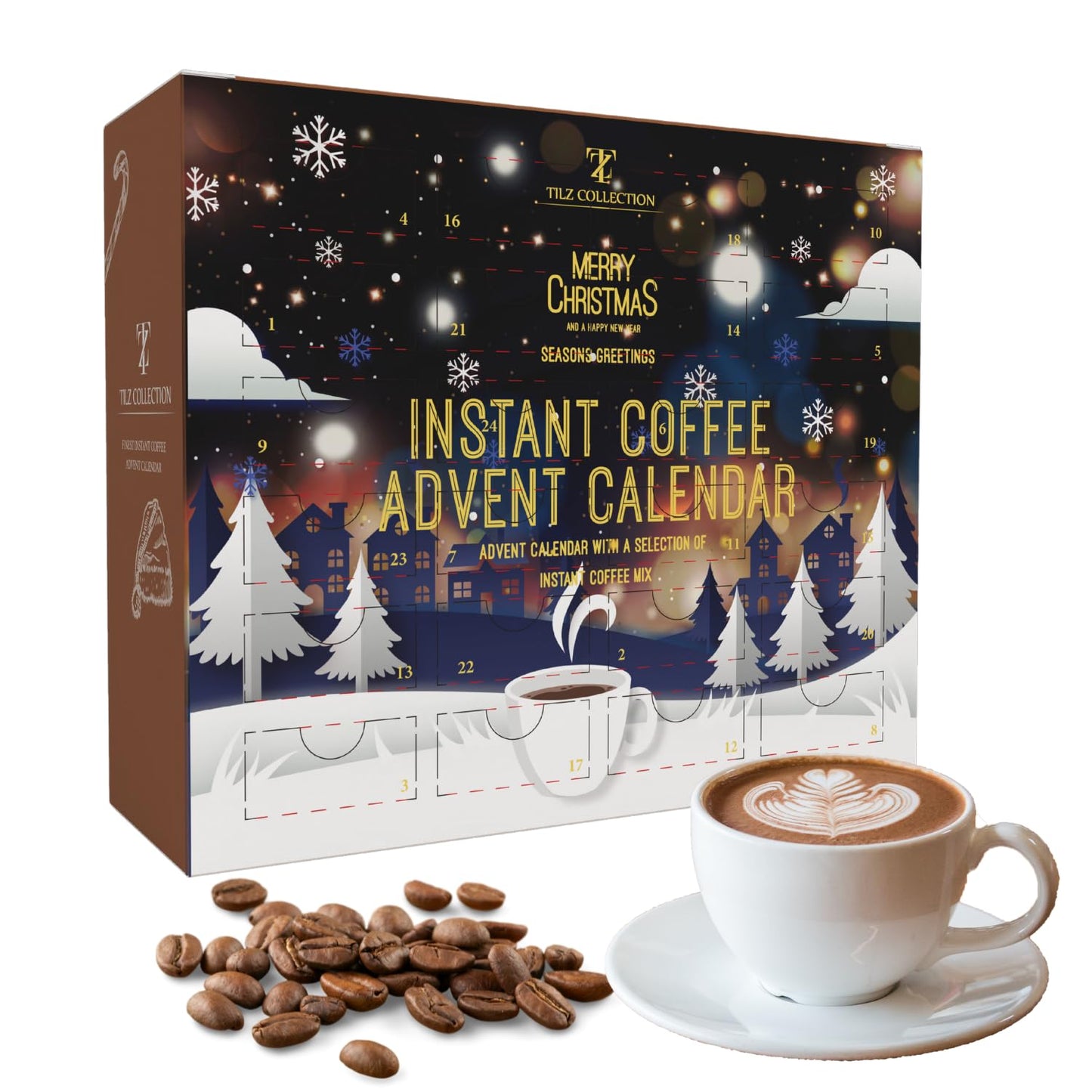 Calendario de café – 24 Premium Gourmet Instant Café