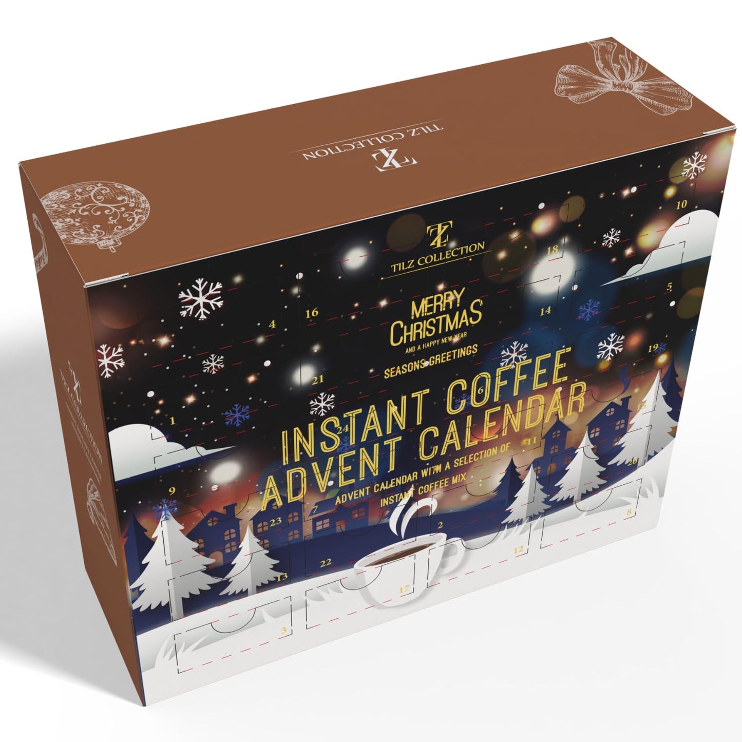 Calendario de café – 24 Premium Gourmet Instant Café