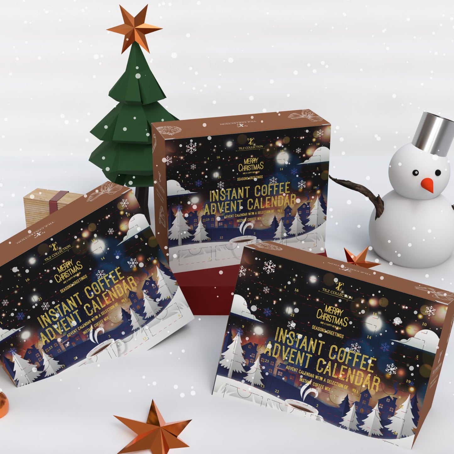 Calendario de café – 24 Premium Gourmet Instant Café